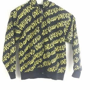 Famous Stars And Straps Mens XL Hoodie Black And Y